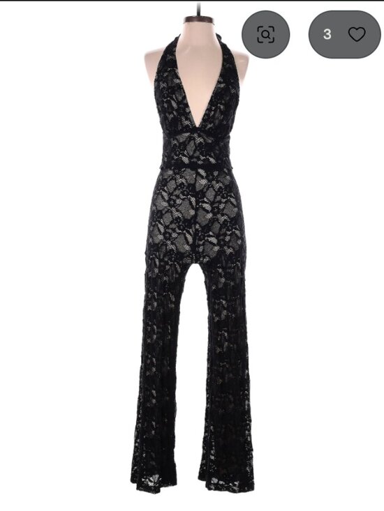 Nightcap Pants - Lace Jumpsuit